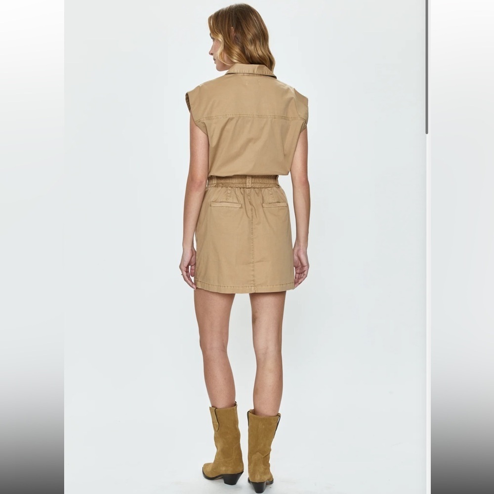 Pistola Rosie mini dress in coconut size S - Picture 3 of 10